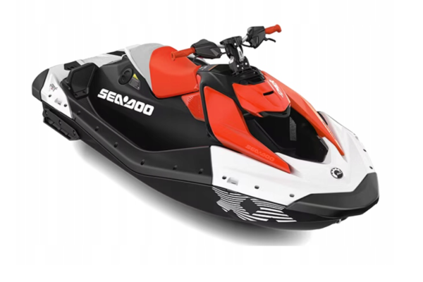 MY24 SEA-DOO Spark 1up Trixx 90 White / Dragon Red